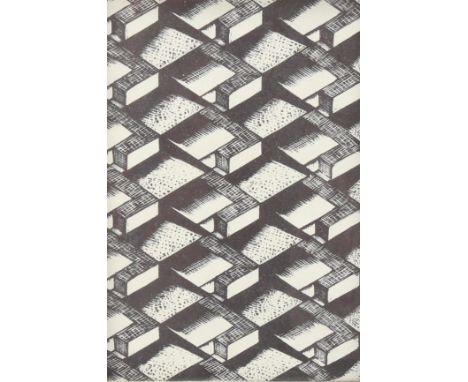 Paul Nash, woodblock print, abstract study, unsigned, 7.5" x 5.25", framedGood condition 