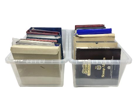 Great British and World stamps, including Queen Elizabeth II mint decimal stamps in presentation packs, first day covers most