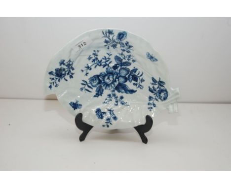WORCESTER LEAF DISH PRINTED WITH PINE CONE PATTERN (17 CM ) 