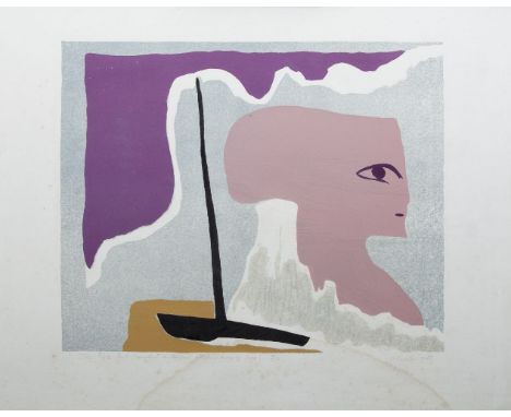 Dáirine Vanston (1903-1988)The Face that Launched a Thousand Ships (Helen of Troy) Lithograph, 56 x 70cm (22 x 27½)Signed, in