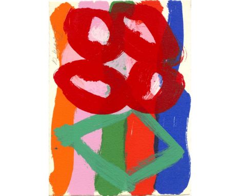 Albert Irvin RA (1922-2015)AbstractMixed method print, 15.25 x 21cm (6 x 8¼)Signed and dated '01