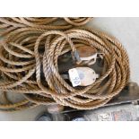 Rope and pulley