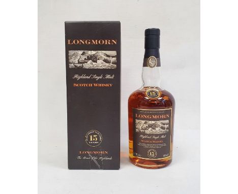Bottle of Longmorn Highland Single Malt Scotch Whisky, matured 15 years, 70cl