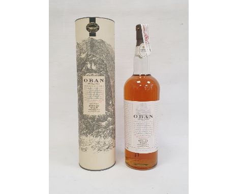 Bottle of Oban Single Malt West Highland Malt Scotch Whisky 1 litre