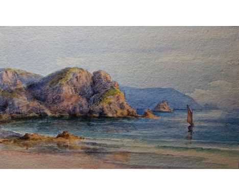 J M Hilson Pair of watercoloursOne signed lower left, 15cm x 25cm (2)  