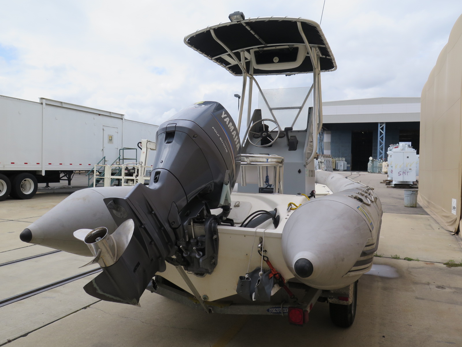 2007 Zodiac Hurricane 21 Hard Bottom Inflatable Boat Hull