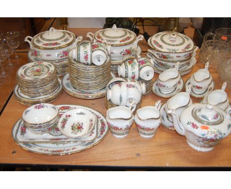 An extensive Paragon dinner/tea service in the Tree of Kashmir pattern