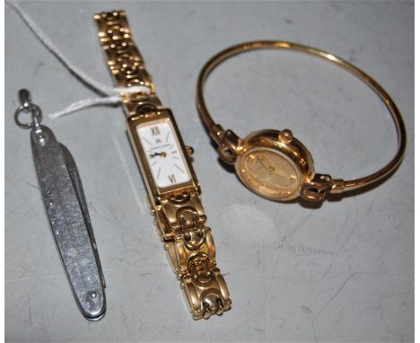 to include a Maurice Lacroix quartz watch, a Clyda bangle style quartz wristwatch and a penknife (3)
