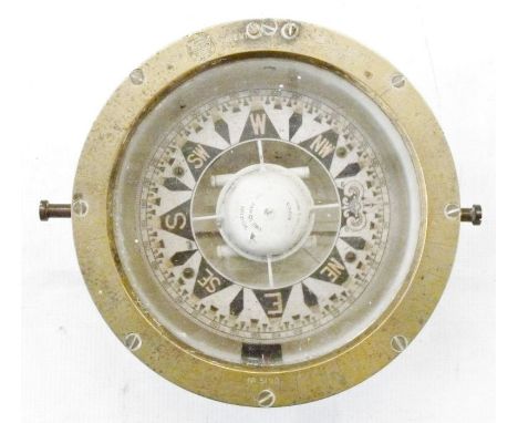 Husun Dead-Beat compass, no.5190, PATd GT.BRIT.127135, 16cm diameter&nbsp;