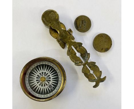 Compass&nbsp;and a&nbsp;set of Harrison sovereign scales&nbsp;(2)&nbsp;Condition ReportPlease see new images that show the li
