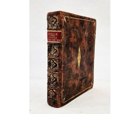 Pauli, G. F. P. N.  Merulae, J. C. "... Opera Varia Posthuma ... Juxta Autographum cum Alpissimo Indice Edita & Recensita", L