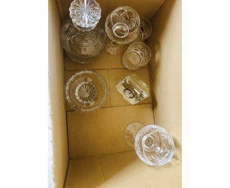 ****** ITEM LOCATION BISHTON HALL**********A collection of  Crystal Carlton Maling Doulton