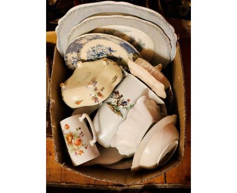 ****** ITEM LOCATION BISHTON HALL**********Various quantity ceramics and pottery including display plates, jugs, etc. CONDITI