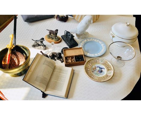 ****** ITEM LOCATION BISHTON HALL**********Various of Blue and White pottery including Britannia pottery of Glasgow, Mason's 
