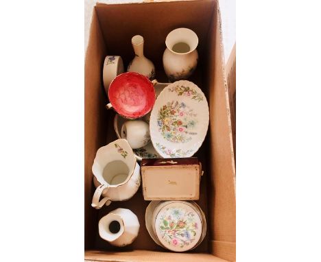 ****** ITEM LOCATION BISHTON HALL********** collection of Wild Tudor Aynsley ceramics; others