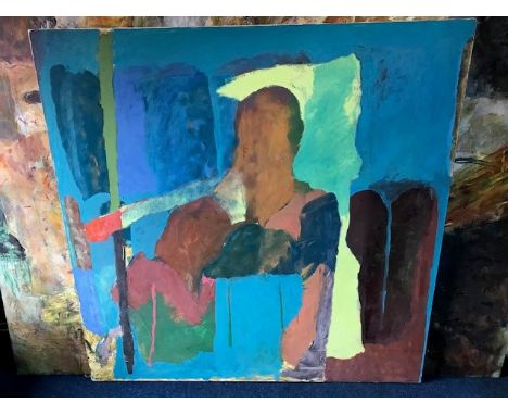  ****** ITEM LOCATION BISHTON HALL**********Dillwyn Smith (British, 1958), Broken Personal Space, titled, signed and dated 19