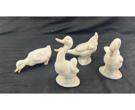 Four Nao ducks all in overall good condition 