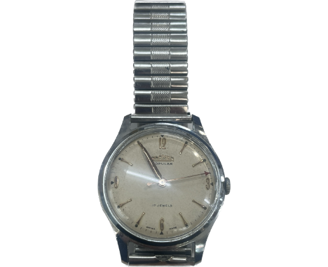 Gents vintage roamer popular wristwatch the watch is ticking