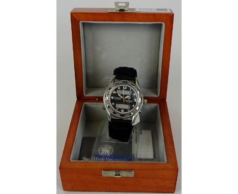 Smith & Wessen chronograph with instructions and presentation box (unused - needs battery)   Condition Report   Click here fo