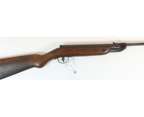 Vintage Haenel Model 1 DRP .22 air rifle, break barrel action 97cm overall   Condition Report   Click here for further images