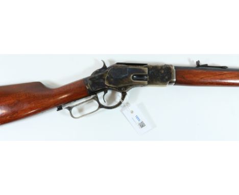 Section One Firearm certificate required - Uberti Winchester Model 1873 pattern .44-40 Rifle No.W731320, 60cm barrel, underle