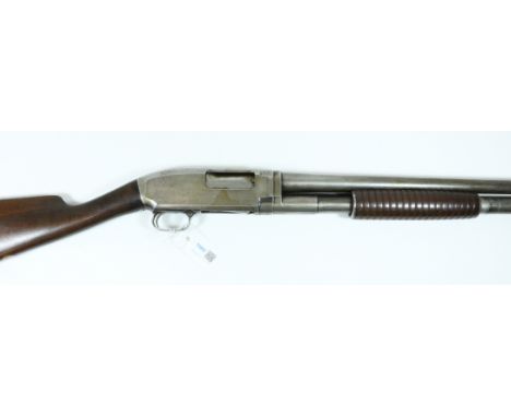 Section 1 Firearm certificate required - Winchester Model 12 - 12 bore pump action shotgun No.609544, 76cm (30") barrel 124cm