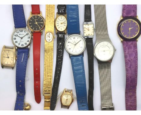 Ladies wristwatches including Skagen and Oris. P&amp;P Group 1 (£14+VAT for the first lot and £1+VAT for subsequent lots) 