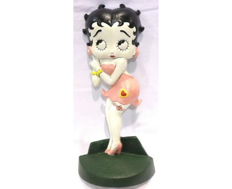 Cast iron Betty Boop doorstop H: 38 cm. P&amp;P Group 3 (£25+VAT for the first lot and £5+VAT for subsequent lots) 