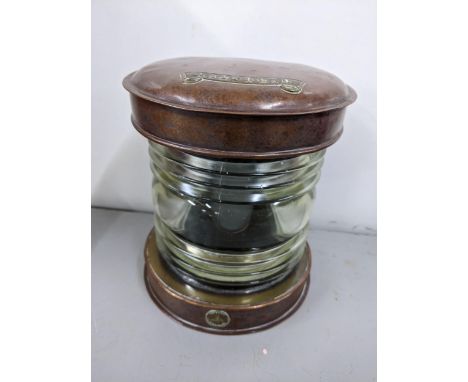 A Simpson &amp; Lawrence copper Masthead ships light, Location: 