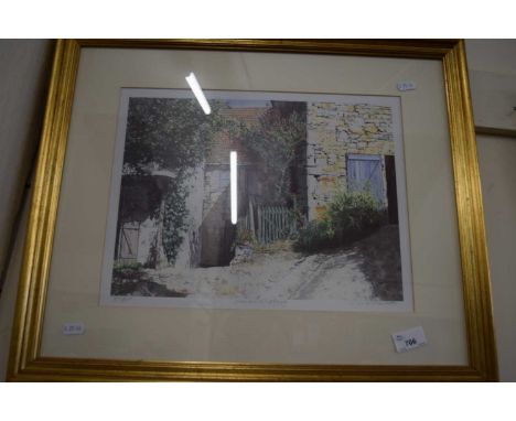 CHARLESWORTH, CLAUDIA'S COTTAGE, COLOURED PRINT, F/G