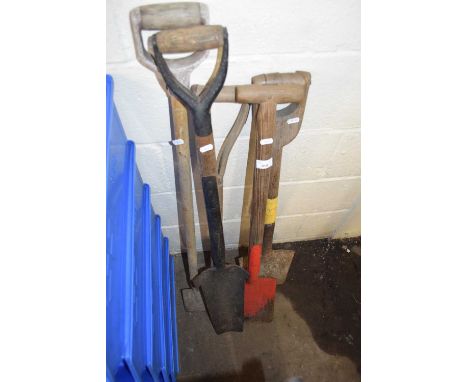 VARIOUS SPADES AND OTHER TOOLS