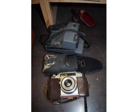 POLAROID CAMERA, AN EMI K CAMERA AND ONE OTHER (3)