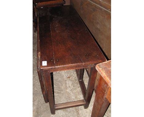 18th/19th Century oak gate legged table.