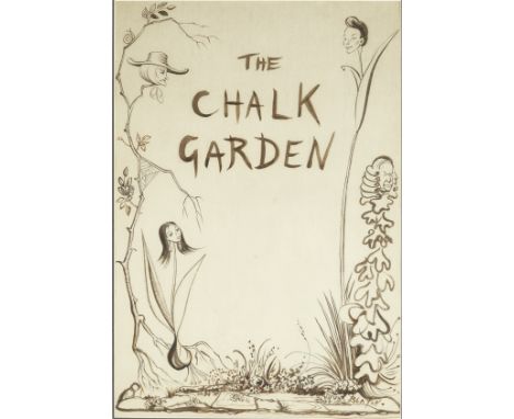 Cecil Beaton (British, 1904-1980)The Chalk Garden signed 'BEATON.' (lower right)ink on paper48.5 x 33cm (19 1/8 x 13in).Execu