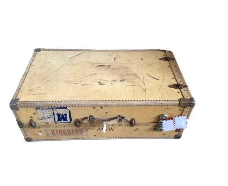 Vintage travelling trunk and a suitcase (2)