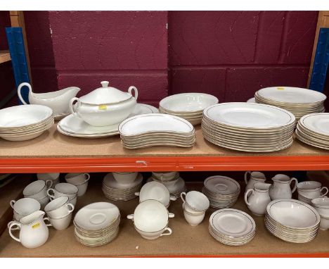 Royal Worcester Contessa and Wedgwood Gold Doric tea and dinner ware