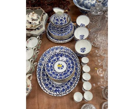 Bodley blue and white tea and breakfast service.