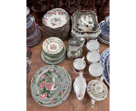 Group of 19th century and later ceramics to include Copeland and Spode.