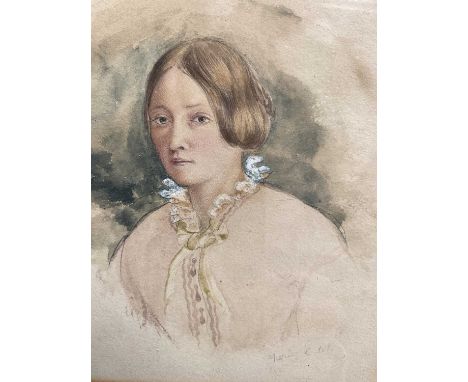 Maria Cosway (1760-1838), watercolour portrait of a woman