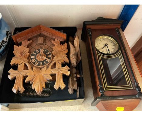 Cuckoo clock and a German wall clock (2)