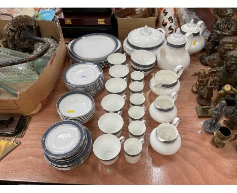 Royal Doulton Sherbrooke pattern dinner, tea and coffee service.