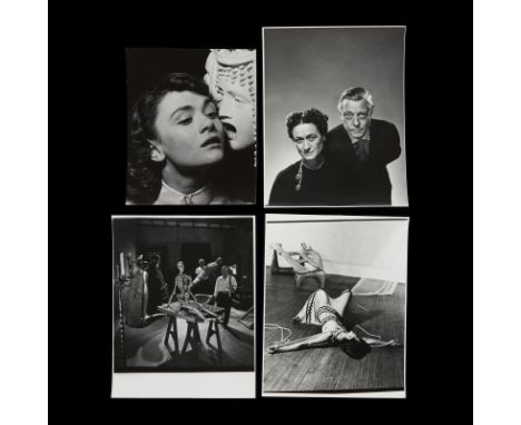 Philippe Halsman (Latvian/American, 1906-1979). Group of four gelatin silver print photographs depicting vintage Hollywood fi
