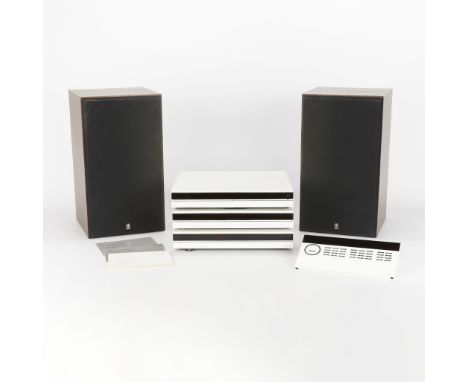Band &amp; Olufsen BeoSystem 5500 stereo system. Including a "Beogram" CD player, a "Beocord" cassette player, a "Beomaster" 