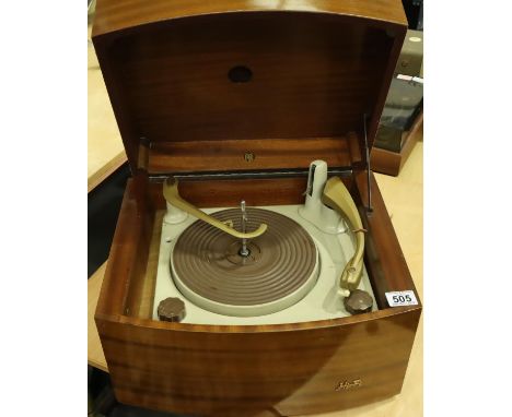Vintage PYE oak cased and lidded record player. Not available for in-house P&P, contact Paul O'Hea at Mailboxes on 01925 6591
