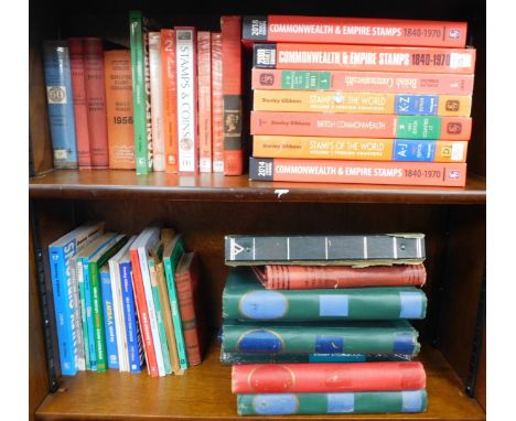A group of books relating to stamp collecting, to include Stanley Gibbons Stamps of the World volume 1 and 2, British Commonw