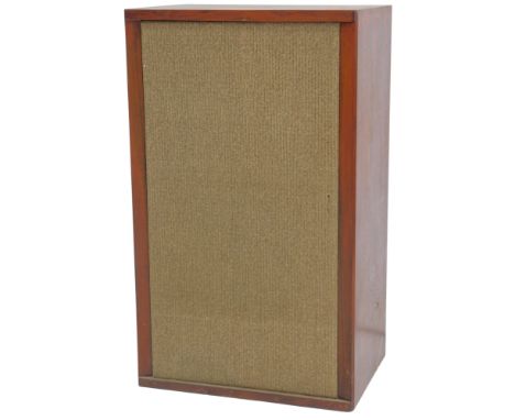 A 1970s rosewood cased speaker, maker unknown, 72cm high, 43cm wide, 31cm deep. 