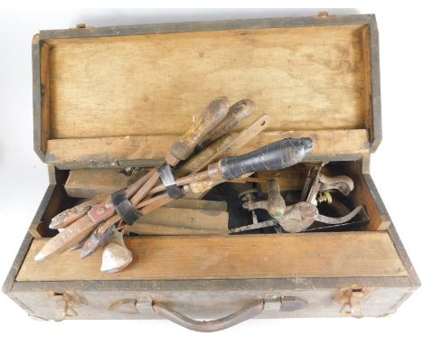 A quantity of tools, to include metal working etc.