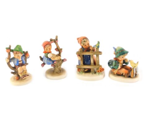 Four Goebel by Hummel figures of children, 9cm high. (4)