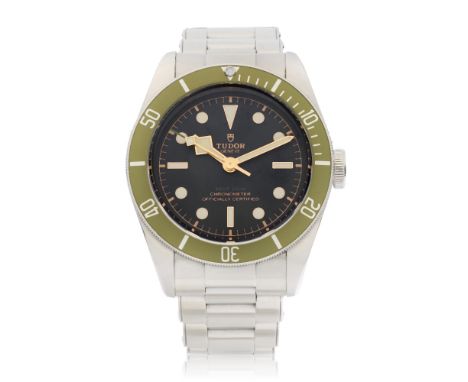 Tudor. A special edition stainless steel automatic bracelet watchModel: Black Bay 'Harrods'Reference: 79230GDate: Circa 2022M