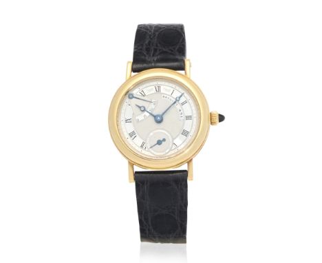 Breguet. A lady's 18K gold manual wind wristwatch with power reserveModel: ClassiqueReference: 3360Date: Circa 1990Movement: 